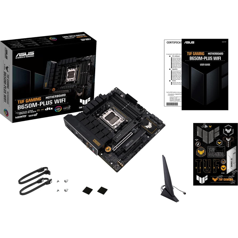 ASUS TUF Gaming B650M-PLUS WiFi Socket AM5 (LGA 1718) Ryzen 7000 mATX Gaming M