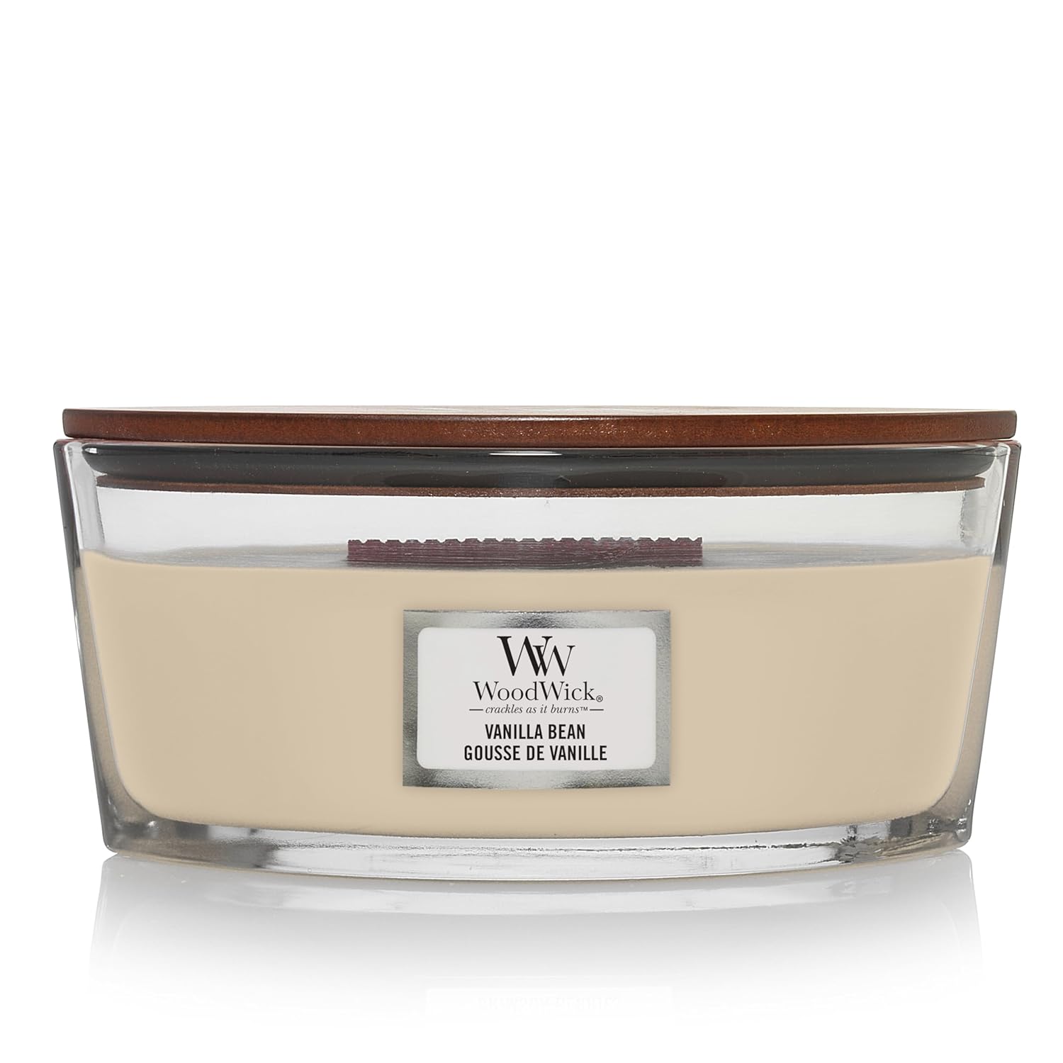 WOODWICK Candle Elipsa Vanilla Bean 76112E