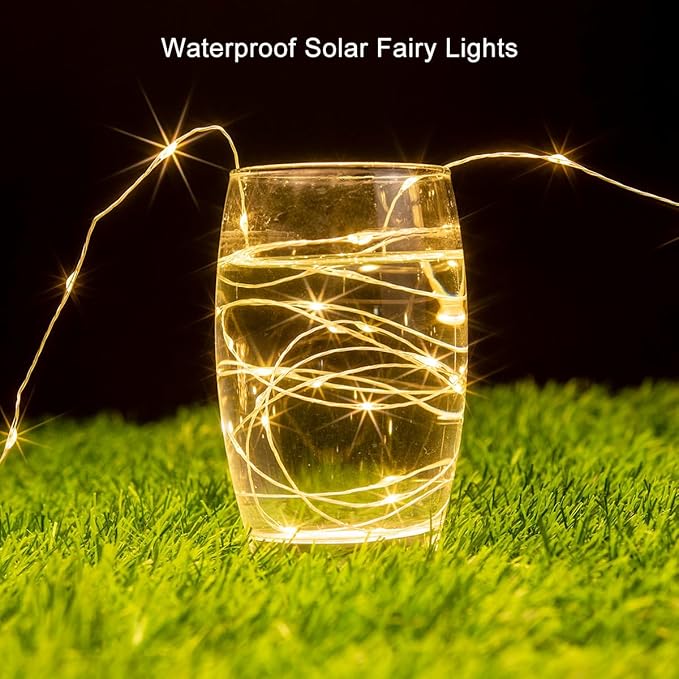 400FT Plug In Fairy String Lights 1200 LED Warm White Waterproof with Remote for Garden Patio Wedding Christmas Decor