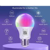 Smart LED Light Bulb A19 Compatible with Apple Home Alexa and Google