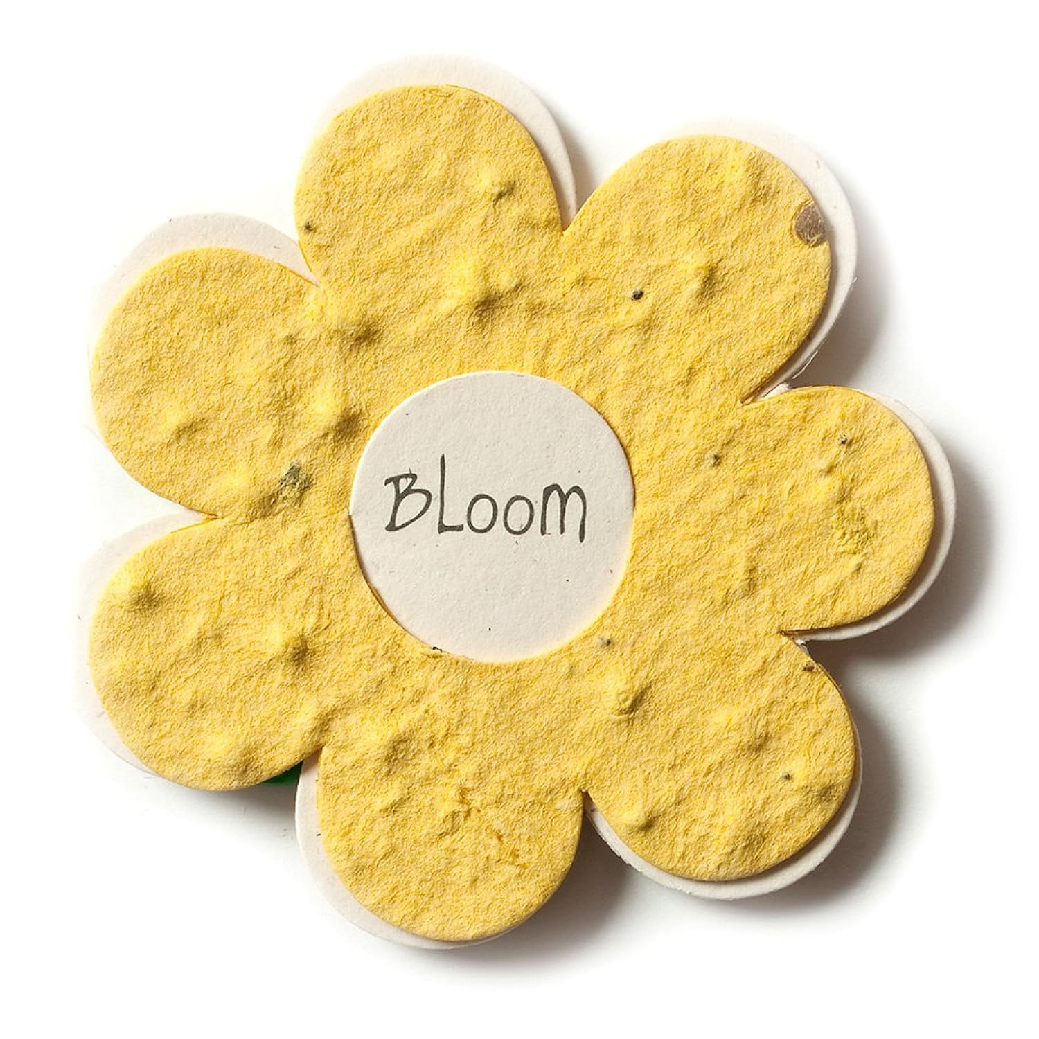 Bloomin Mini Yellow Flower-Shaped Seed Paper Enclosure Cards 9 Card Set - Perfect For Valentine'S Day, Mother'S Day And Wedding Anniversaries! Size: 2.25 X 2.25 By Bloomin