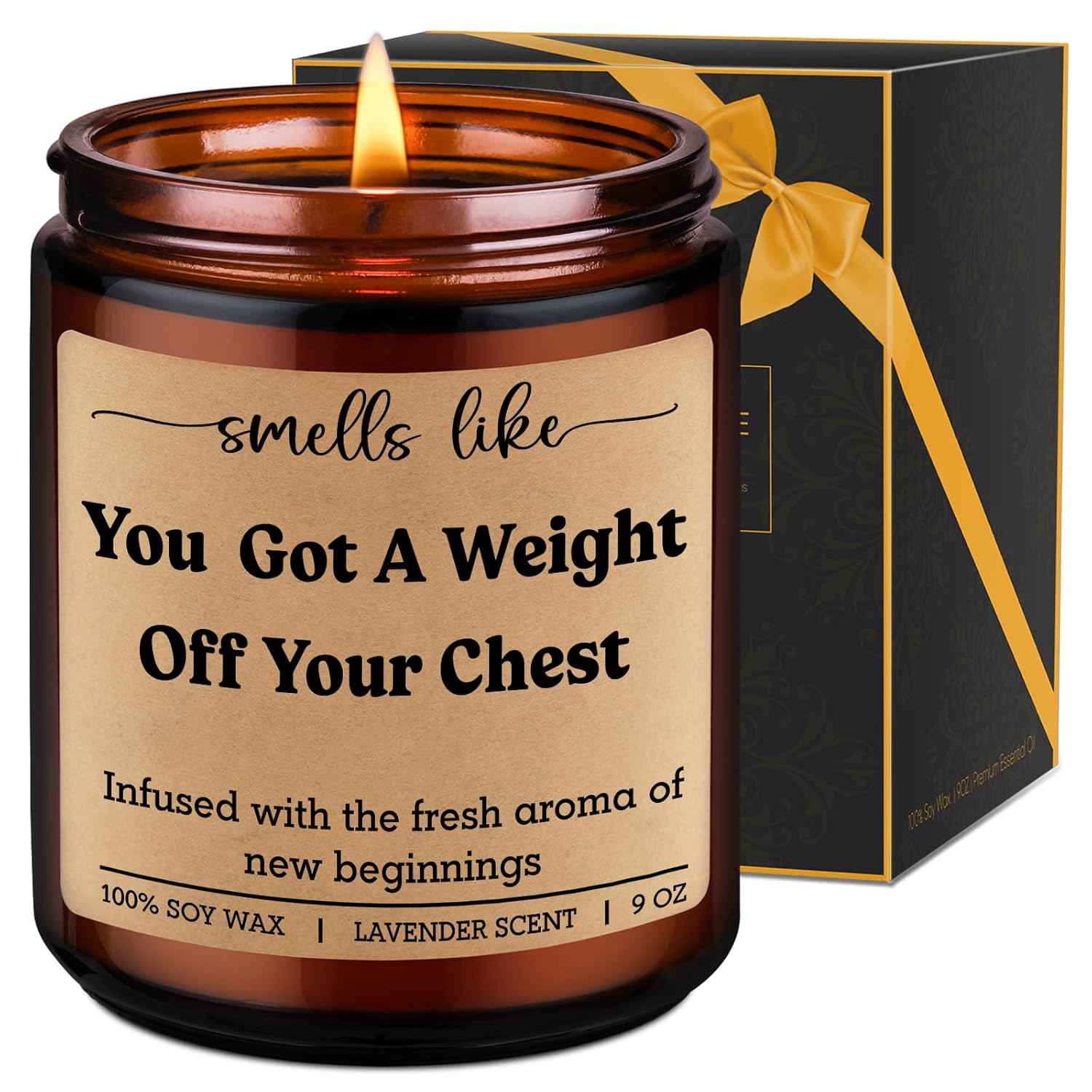 Get Well Candle - Mastectomy Gifts For Women, Breast Cancer Gifts - Funny Breast Reduction, Mastectomy Recovery, Cancer Survivor, Top Surgery Present For Woman, Men - Post Lumpectomy Must Haves