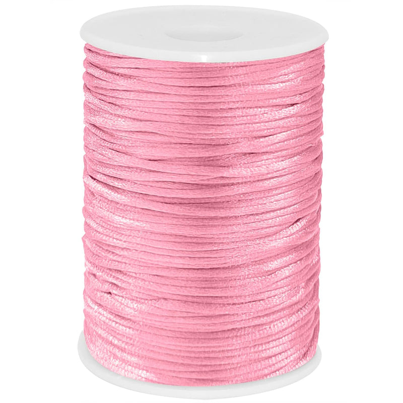 2Mm X 100 Yards Quality Rattail Nylon Satin Cord Roll, Kumihimo Rattail, Chine