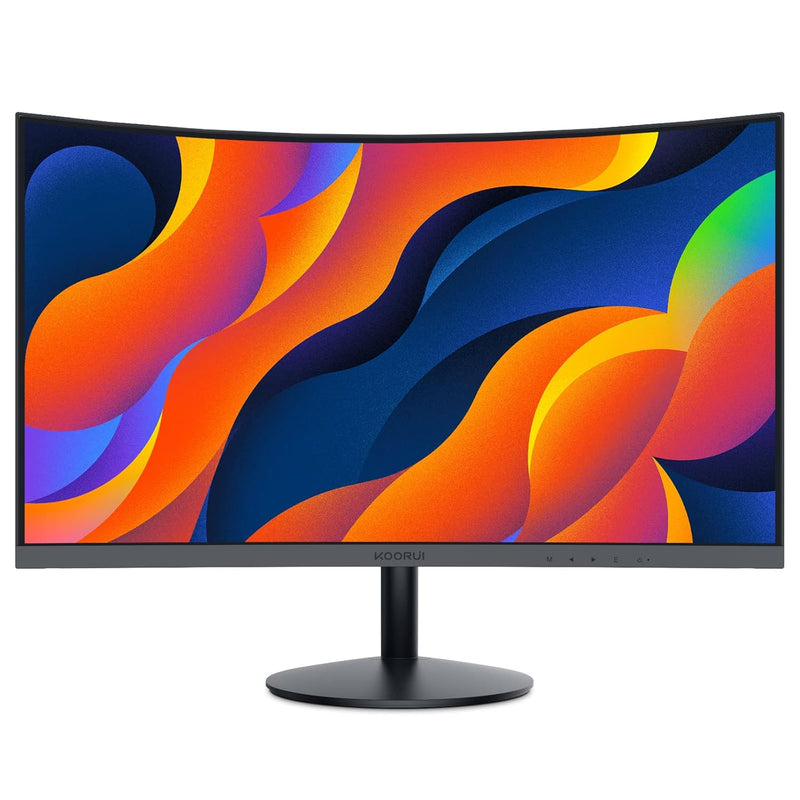 24-Inch Curved Computer Monitor- Full Hd 1080P 60Hz Gaming Monitor 1800R Led M