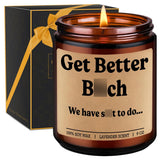 Candles - Get Better Soon, Funny Get Well Gifts, Surgery Recovery Gifts For Women, Men - After Knee Hip Surgery, Hysterectomy Recovery, Mastectomy, Broken Leg, Injury, Cancer, Feel Better Ideas
