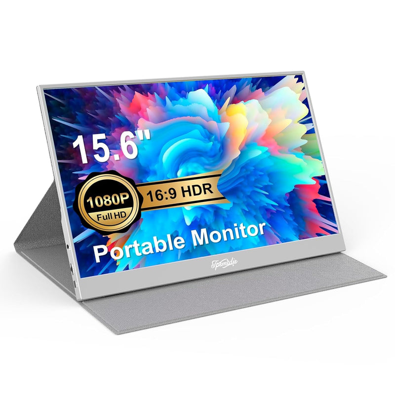 15.6" Portable Monitor,1080P Screen Extender Plug&Play Ips Fhd Laptop Second M