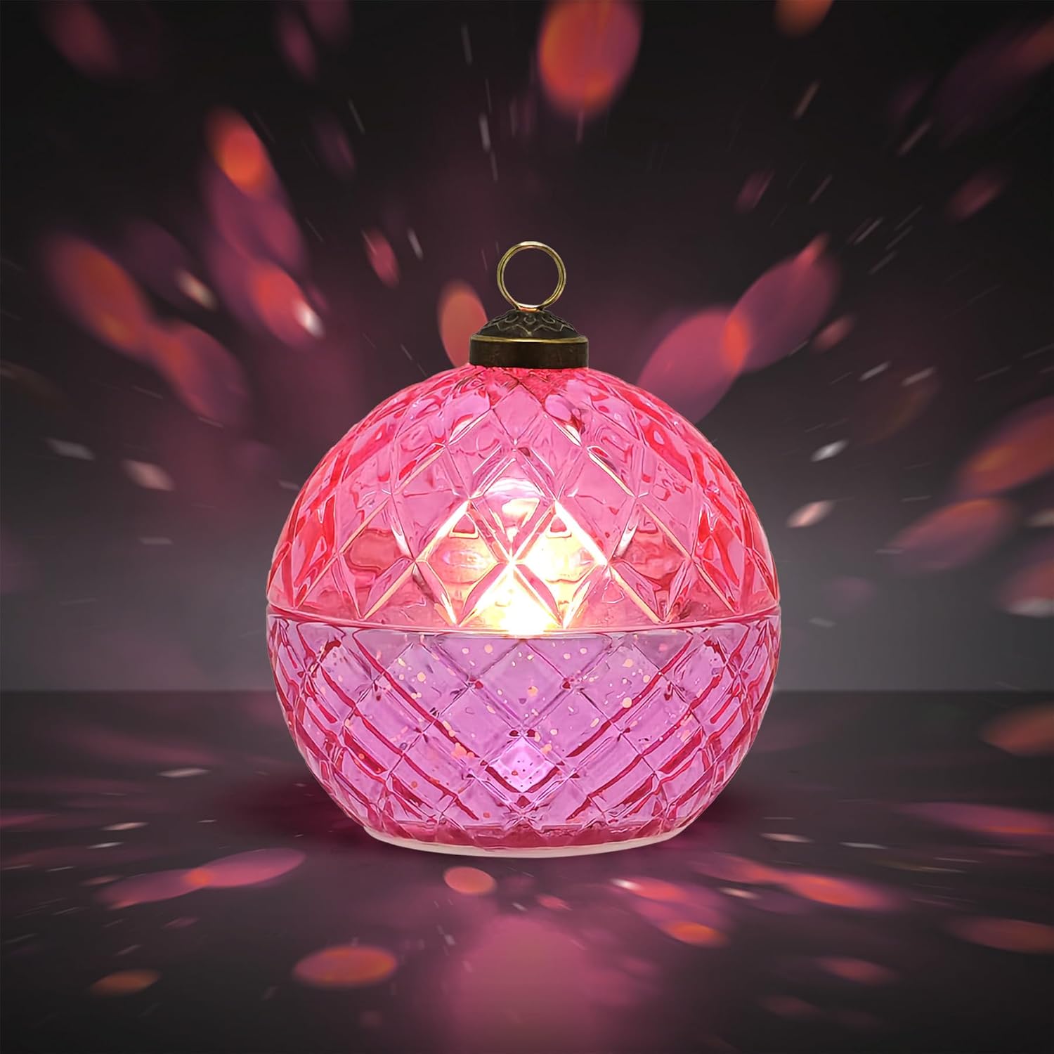 Glass Flameless Led Candles With Flickering Light, Battery Operated Jar Candles For Wedding Birthday Mothers Day Christmas Gifts For Mom Women Wife Grandma Home Decor