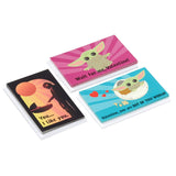 Hallmark Baby Yoda Mini Valentines Day Cards and Stickers for Kids School (18 Classroom Valentines with Envelopes), May the 4th