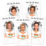 Bridal Shower Games - Scratch Off Card Game For Door Prizes, Lottery, Ice Breaker - Scratch Off Bridal Shower Game - Funny Bachelorette Party Games - Decorations For Bridal Shower - 35 Cards(White)