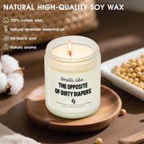 New Parents Gifts For Couples, Funny Gender Reveal Gift, Mom&Dad Gift For New Parents, Lavender Aroma Candle