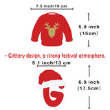 Christmas Party Decorations - Let'S Get Ugly Banner, Sweaters Garland For Ugly Christmas Sweater Party Decorations
