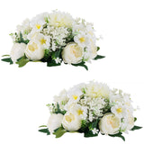 Flower Balls Centerpieces For Tables: 2 Pcs White Flowers For Centerpieces Floral Arrangements Centerpiece For Wedding Party Celebration Home