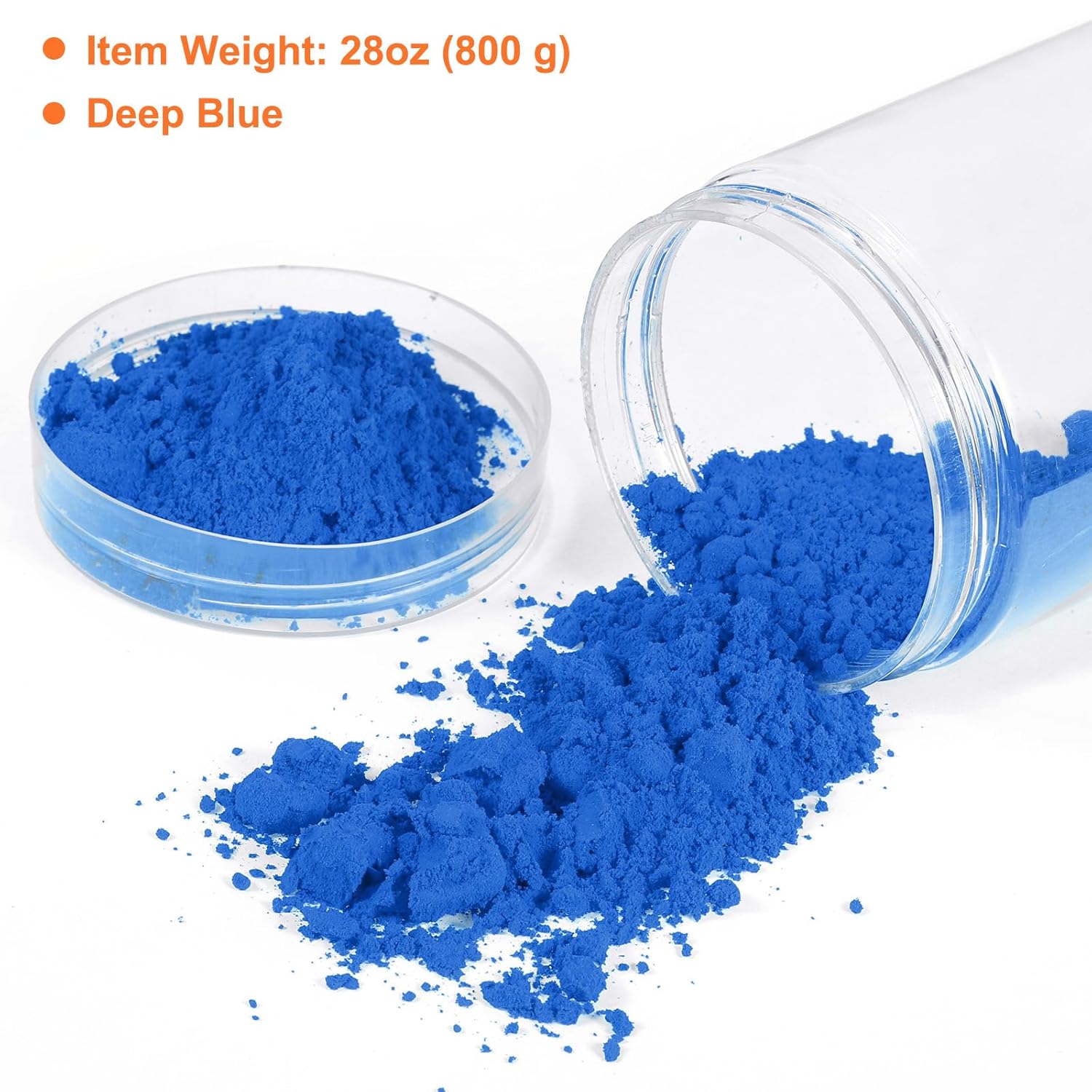 uxcell 28oz (800 g) Iron Oxide Powder Concrete Pigment Iron Oxide Pigment for Pastel Tile Paint Concrete Cement, Dark Blue