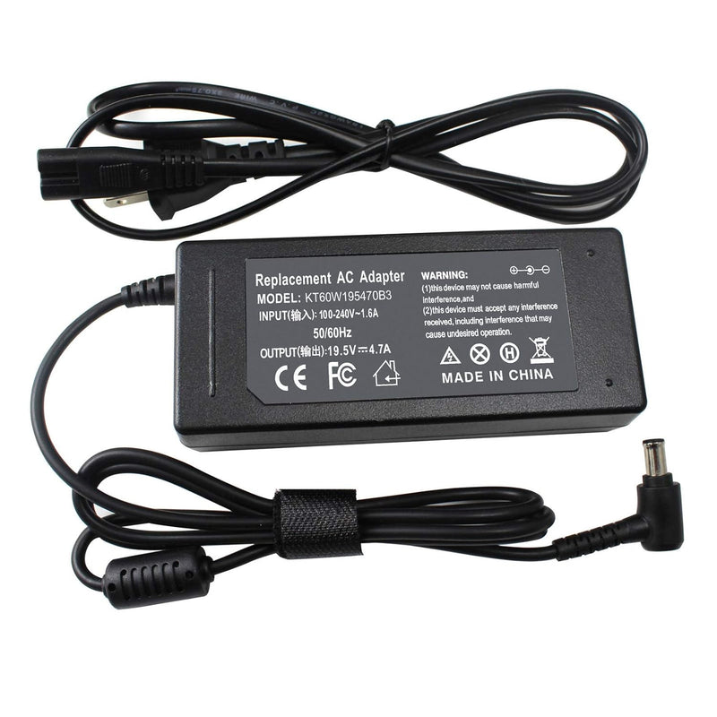 19.5V 4.7A 90W Ac Power Adapter Charger For Sony Vaio Pcg-61A14L Pcg-71312L Pc