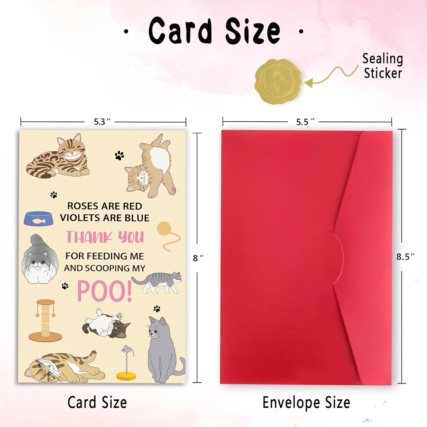 Mother'S Day Card For Cat Mom,Cute Cat Mother Day Card Gifts For Women,Cat Mom Cards From The Pet,Funny Mothers Day Gift