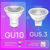 GU10 Smart LED Light Bulbs MR16 Shape Color Changing Multi Pack 4 Pack