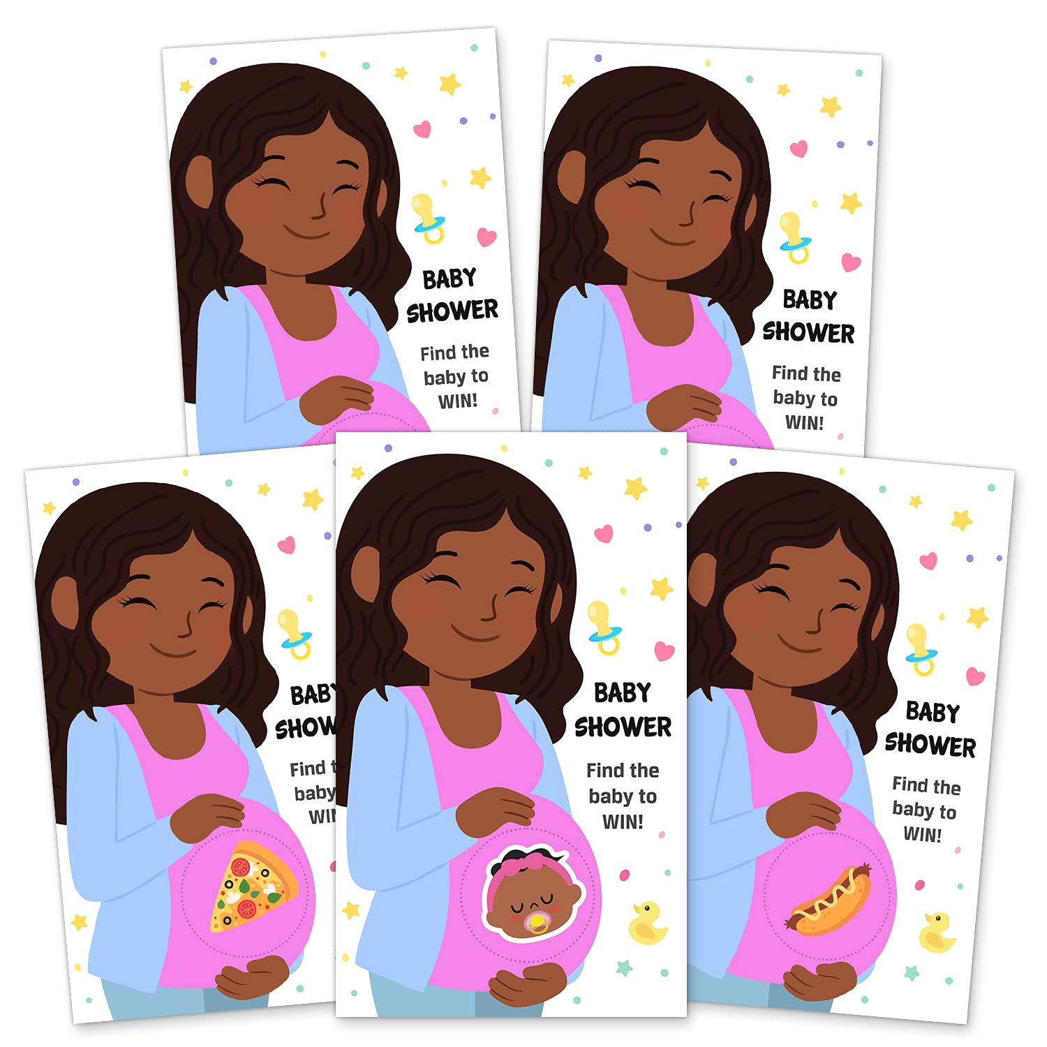 Baby Shower Games - Baby Shower Lottery Tickets Games Door Prizes Scratch Off Cards Games Baby Shower Party Favor, Baby Shower Activity And Idea, Fun And Easy To Play, 40 Cards