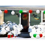 9 Pcs Outdoor Christmas Decorations, Large Inflatable Christmas Balls For Yards, Lawns, Porches, Gardens, Front Doors Or