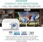 HZ40HDR Long Throw Laser Projector, 1080p, 4K HDR Input, 4000 Lumens