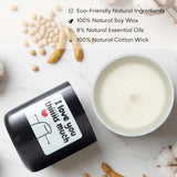 Jar Candles Gifts For Men Women, Apple Cinnamon Candles Aromatherapy Candle For Mom Girlfriends Lovers, Funny Candles For White Elephant Fathers Mothers Day Birthday Valentines
