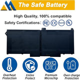 RJ40G Laptop Battery Replacement for Dell Latitude 15 5520 14 5420 Precision 3560 63Wh