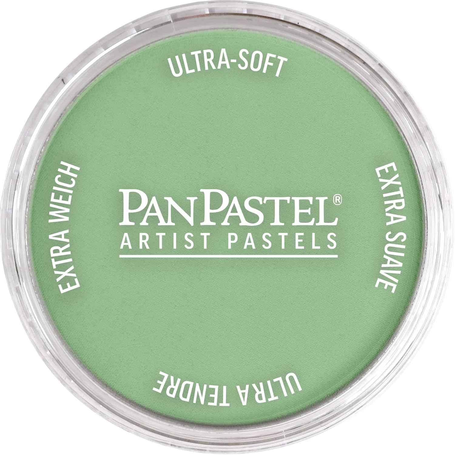 PanPastel Artist Pastels by GOLDEN, Chromium Oxide Green Light, 2.44” / 62mm Pan Diameter, Professional Artist Pastels, Unique Pan Format (cake-like)