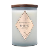 Moon Dust Scented Jar Candle, Rebel Collection, 2 Wick, Blue, 22 Oz - Up To 120 Hours Burn