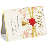 Wife Valentines Day Card, Romantic Valentines Day Cards Gifts For Wife From Husband, Sweetest Vday Gift For Her