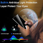 3-Pack Privacy Screen Protector & 3 Camera Lens Protectors for Samsung S25 Ultra, Case Friendly