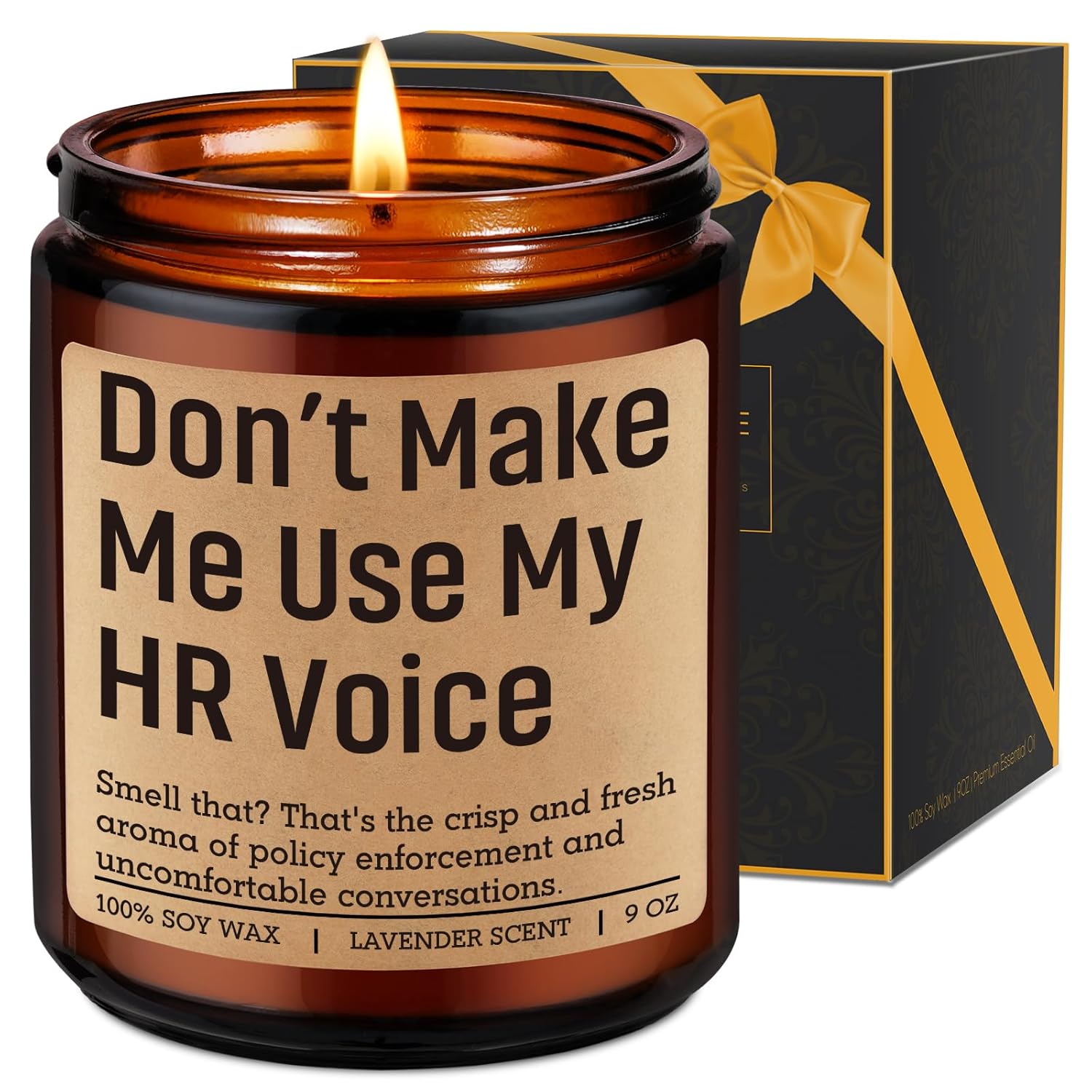 Candle, Hr Gifts, Human Resources Gifts For Women Coworker Boss, Funny Office, Appreciation, Mothers Day, Hr Professional Day, Birthday Presents For Human Resources Generalist, Manager