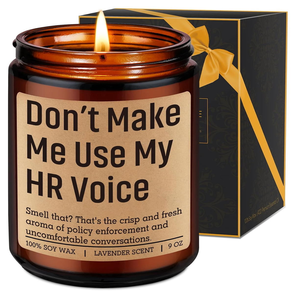 Candle, Hr Gifts, Human Resources Gifts For Women Coworker Boss, Funny Office, Appreciation, Mothers Day, Hr Professional Day, Birthday Presents For Human Resources Generalist, Manager
