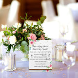 Put A Ring On It Bridal Shower Game With 100 Pcs Fake Rings Bridal Shower Games Wooden Wedding Signs Don'T Say Bride Rules Popular Wedding Engagement Party Favors For Guests(Rose Gold)