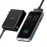 240W USB C Charging Station Power Strip 9 AC Outlets 8 USB Ports 5FT Detachable Extension Cord