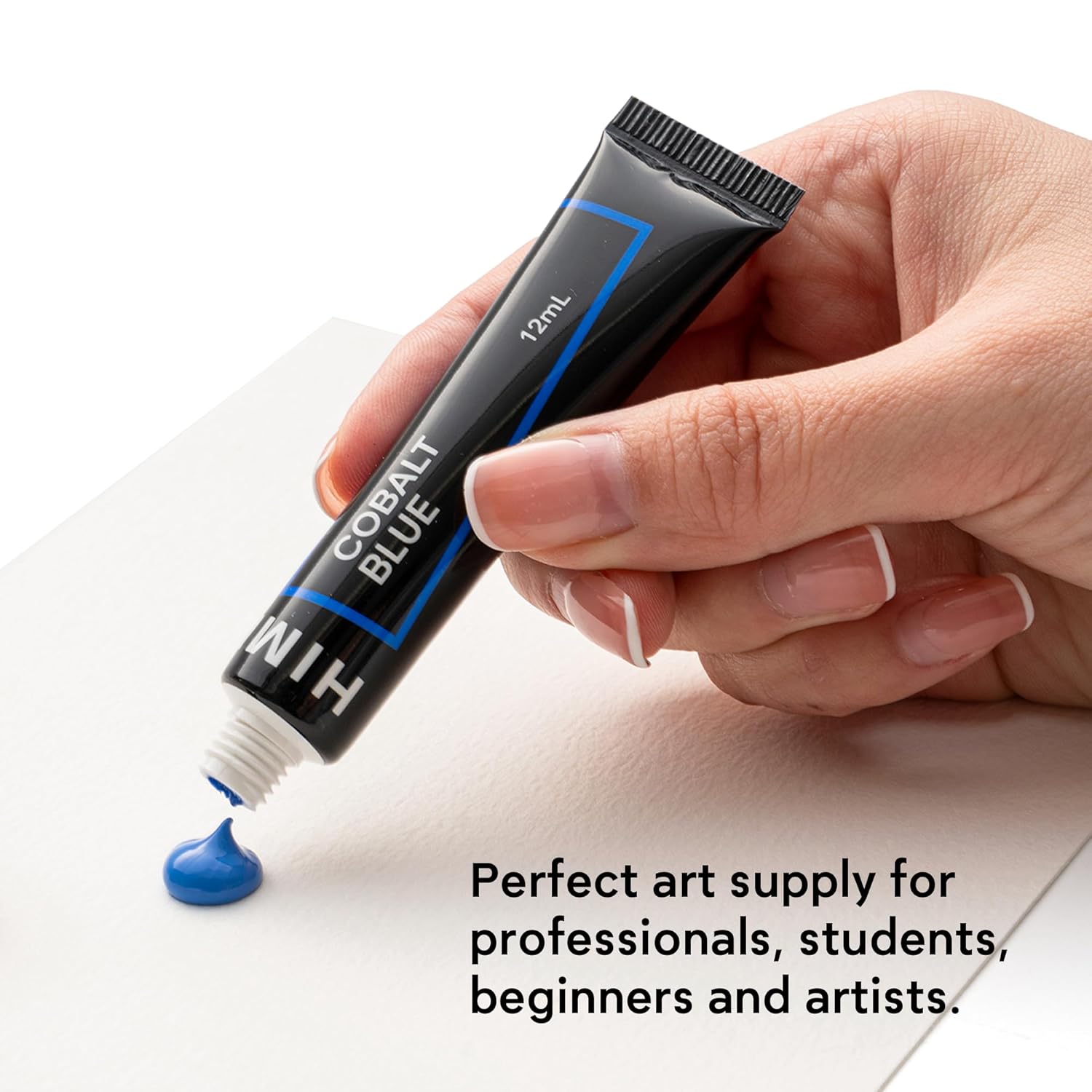 Acrylic Paint Tubes 24 Colours 12Ml, 0.4 Us Fl Oz Tubes Craft Paint, Non Toxic Acrylic Paint For Artist ?Perfect For Canvas, Wood, Fabric, Leather, Cardboard, Paper, Mdf And Crafts