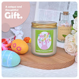 Easter Scented Candle, Spring Floral Collection Soy Aromatherapy Candles, Long Lasting Fresh Scent For Home Decor And Holiday Gifts (7Oz, Jasmine)