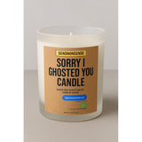 Sorry I Ghosted You Candle – Funny Apology Gag Gift | Sarcastic Breakup & Friendship Candle | Cedar Vanilla Scent