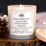 Work Besties Scented Candles - Farewell Gifts For Coworkers, Teachers, Friends, Boss, Retirement