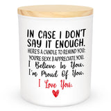Valentines Day Gifts For Her Wife Girlfriend - Vanilla Lavender Romantic Candles 10 Oz - Engagement Gifts For Her Women, I Love You Anniversary Wedding Gift, Husband Birthday Gift For Him
