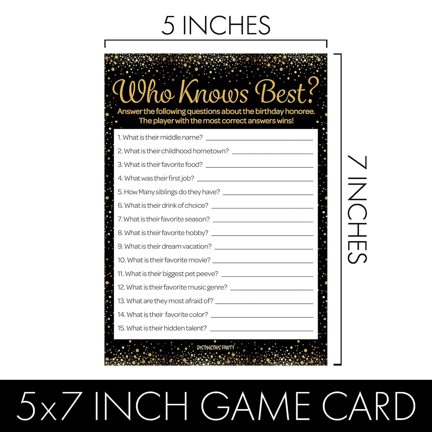 Black And Gold 60Th Birthday Game Bundle - Set Of 3 Birthday Party Games For 20 Guests, Born In The 1960S Theme