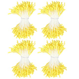1600Pcs Double Heads Flower Stamen, Matte Stamens For Flower Making, Stamens For Crafts Artificial Pearlized Floral, Scrapbook Decoration For Artificial Flowers Diy Wedding Party Home Scrapbook