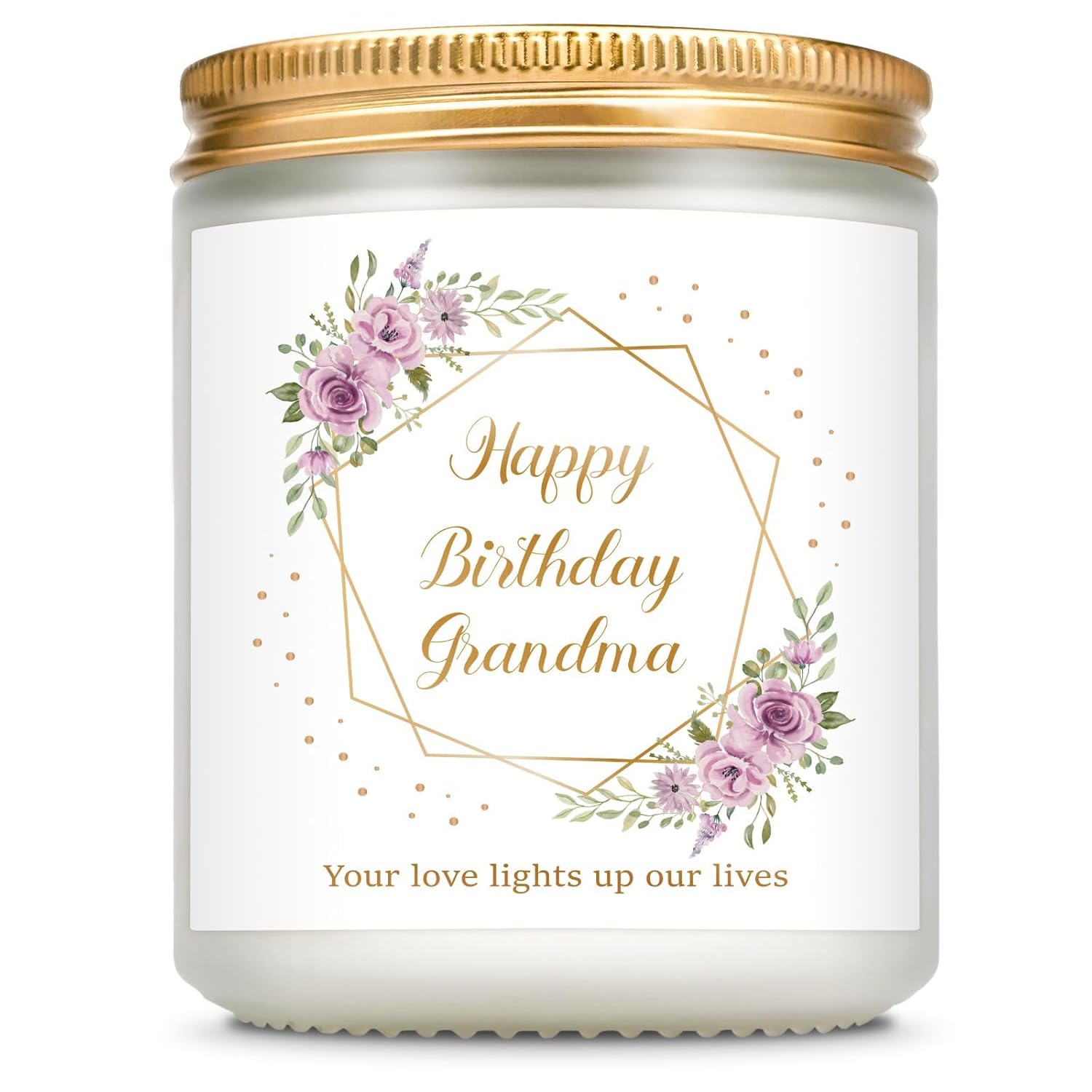 Grandma Birthday Gifts For Grandma Birthday From Granddaughter Grandson - 7 Oz Lavender Scented Candles