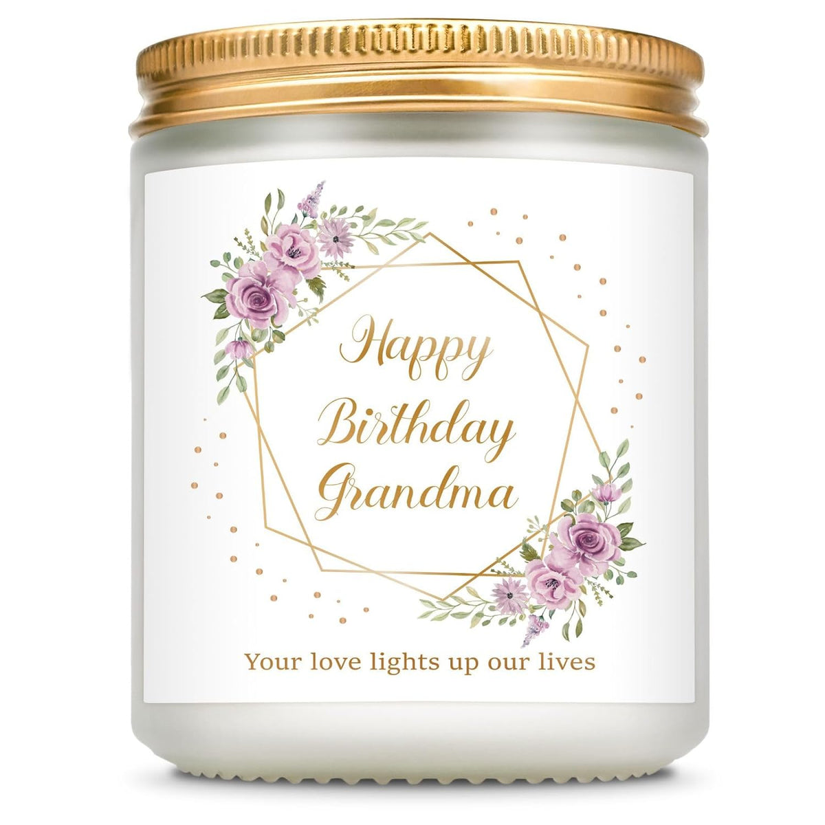 Grandma Birthday Gifts For Grandma Birthday From Granddaughter Grandson - 7 Oz Lavender Scented Candles