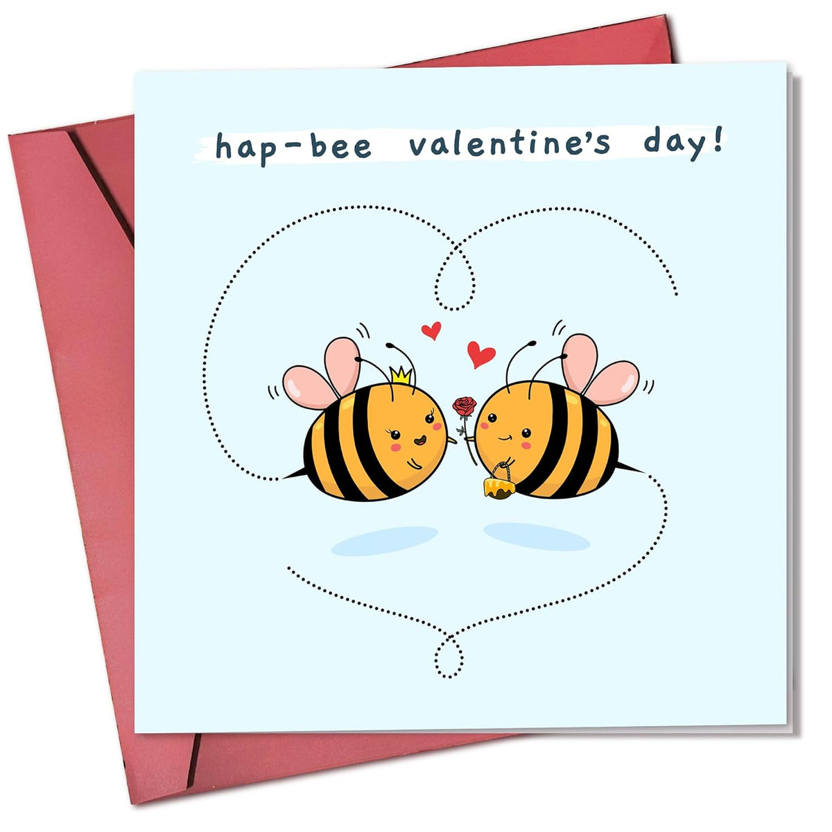 Valentines Gifts For Him, Boyfriend, Husband, Men - Funny Valentines Card For Him - Anniversary, Birthday Gifts For Men - Single 5.7''X 5.7'' Folded Romantic Love Card From Her, Wife, Girlfriend