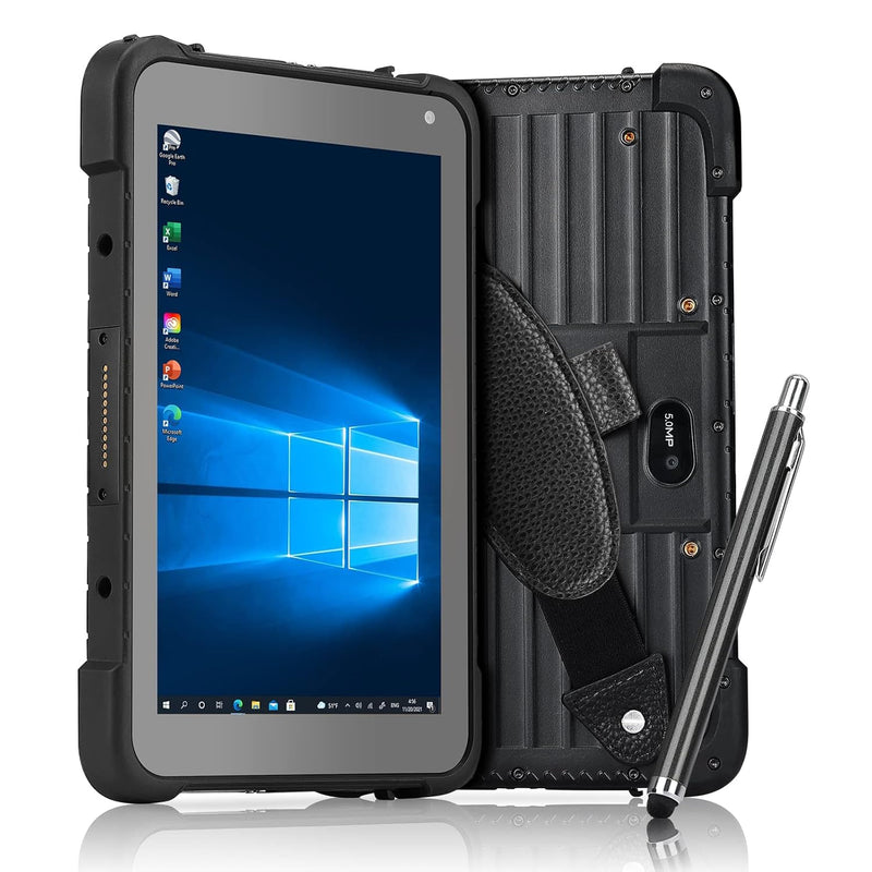 Rugged Tablet, 8-Inch Industrial Tablet Pc Windows 10 64-Bit Pro,700Nit Sunlig