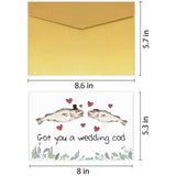 Funny Cod Pun Valentine' Day Wedding Card For Bride Groom, Silly Fish Fun Marrige Card For Newlyweds Friends, Humorous Engagement Cards&Gifts For Couple Partner, Bridal Shower Gift For Him Her.