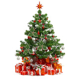 300Pcs Artificial Holly Berries With 100Pcs Green Leaves Rtificial Holly Leaves And Berries For Christmas Wreath Arrangement Cake Toppers Craft Wedding Party Home (Red)