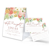 Date Night Game: 1 Sign & 50 Cards, Bridal Shower & Wedding Shower Game, Adults 18+