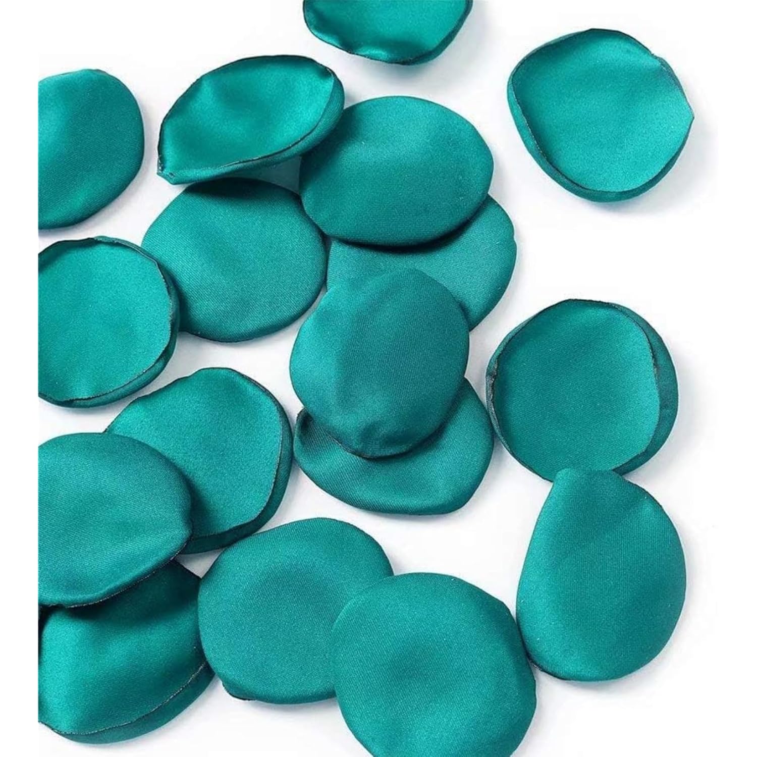 200Pcs Silk Flower Petals Artificial Rose Petals For Wedding Decoration,Fake Flower Petals For Bridal Showers,For Anniversaries And Parties(Teal)