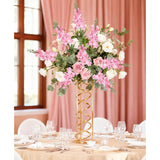 6Pcs Faux Pink Delphinium Artificial Flowers 28.74'' Realistic Silk Fake Larkspur Flowers With Stems For Tall Floor Vase Outdoor Garden Wedding Party Home Decor (Deep Pink)