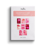 DaySpring - Valentine's Day Assortment - Hearts with Love - 8 Design Assortment with Scripture - 24 Boxed Valentine Cards & Envelopes (J7583)